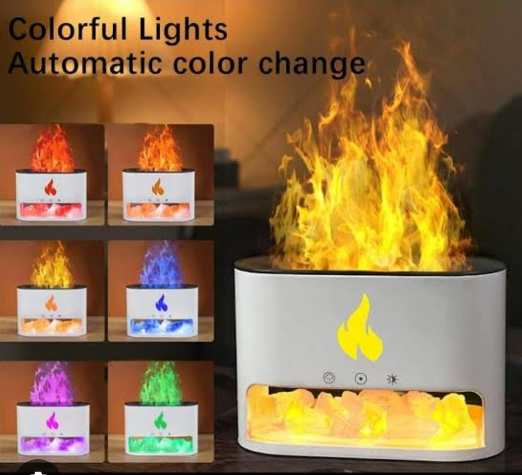 10W Salt Stone Fireplace Aroma Diffuser & Humidifier