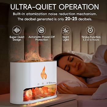 10W Salt Stone Fireplace Aroma Diffuser & Humidifier