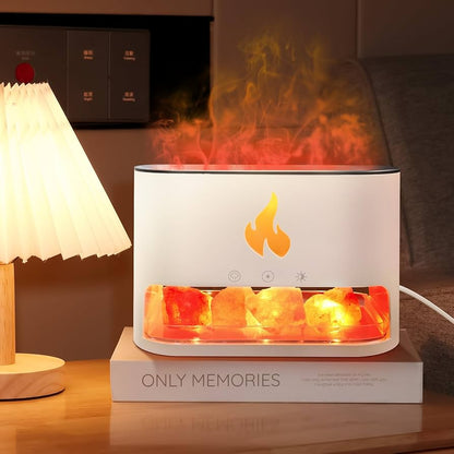 10W Salt Stone Fireplace Aroma Diffuser & Humidifier