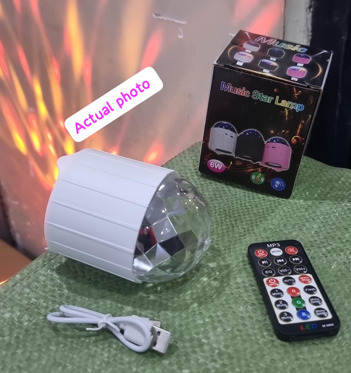 Rechargeable Portable Bluetooth Speaker Mini Magic Lamp – 6W