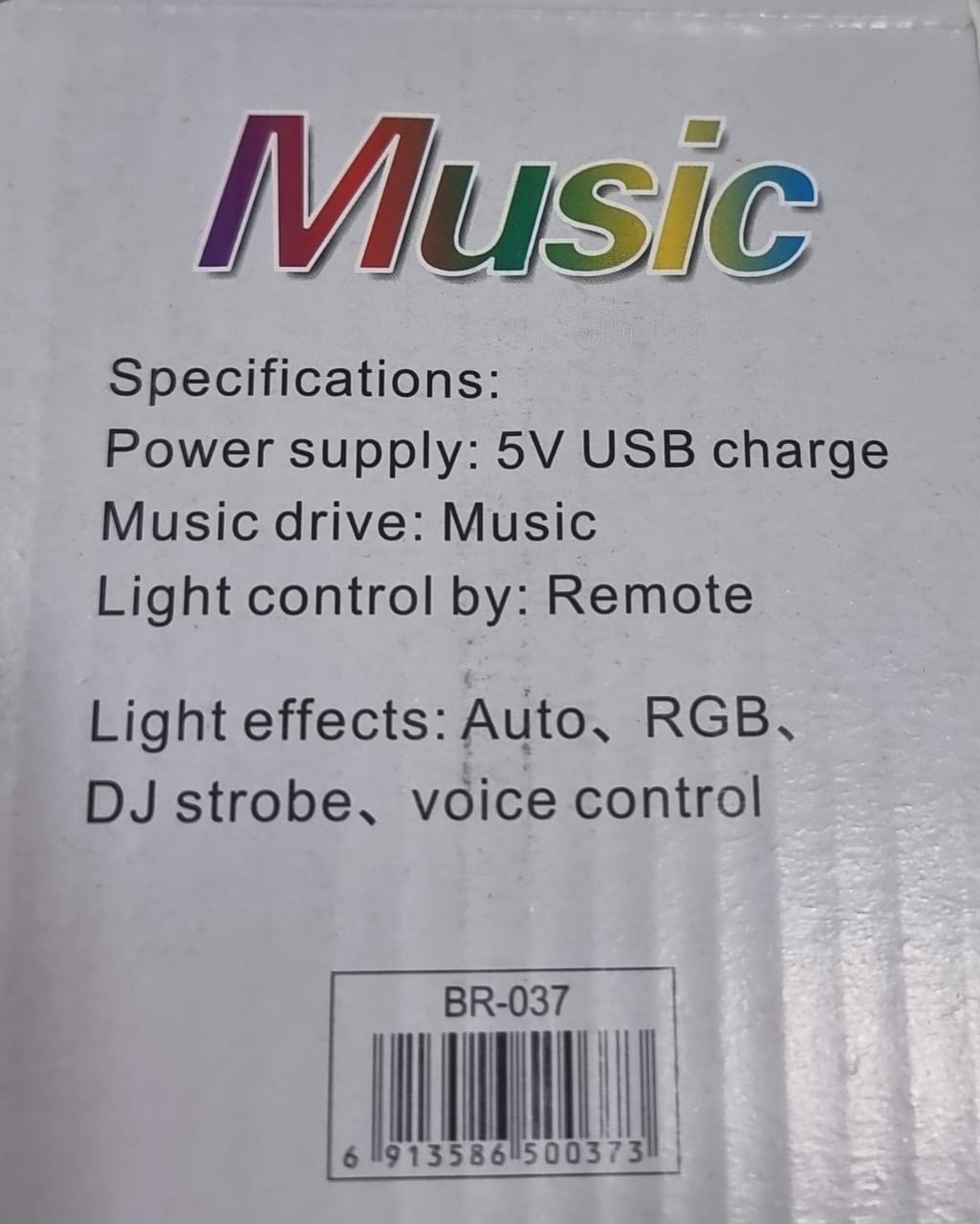 Rechargeable Portable Bluetooth Speaker Mini Magic Lamp – 6W