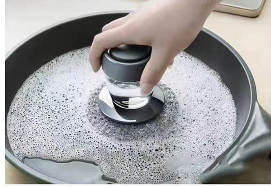 Automatic Soap-Dispensing Scouring Pot