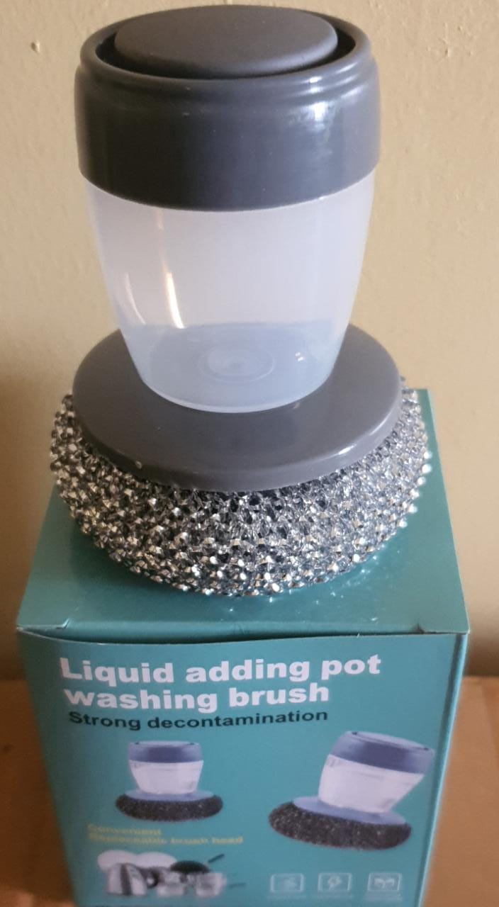 Automatic Soap-Dispensing Scouring Pot