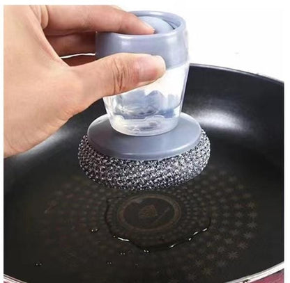 Automatic Soap-Dispensing Scouring Pot