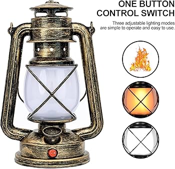 Rechargeable Vintage LED Lantern Lamp