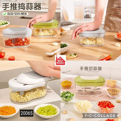 Fast-Cutting Hand-Push Garlic Cutter