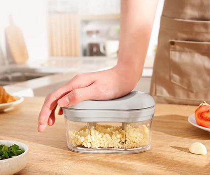 Fast-Cutting Hand-Push Garlic Cutter