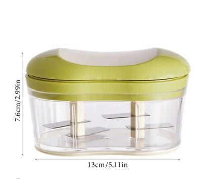 Fast-Cutting Hand-Push Garlic Cutter