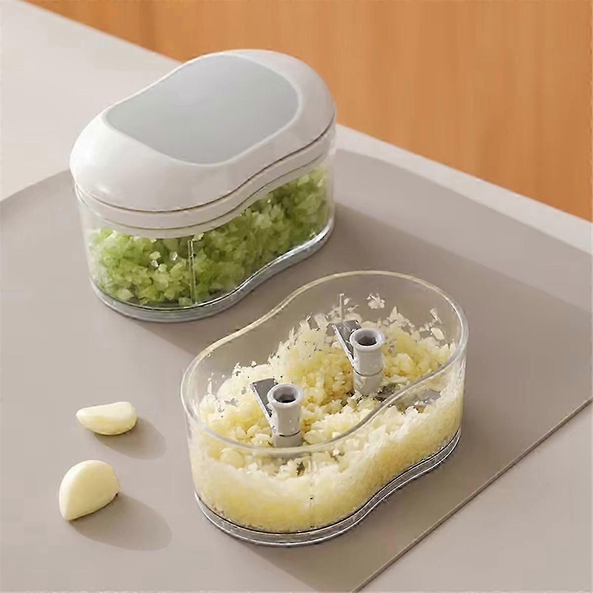 Fast-Cutting Hand-Push Garlic Cutter