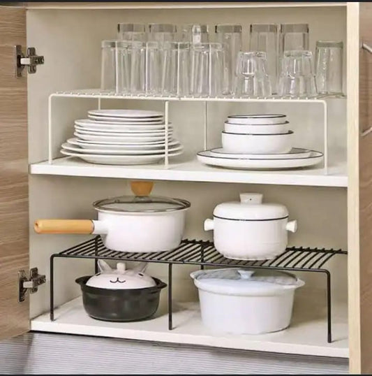 Retractable/Extendable Metal Shelf Riser