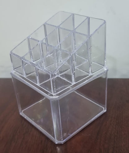 9-Grid 2-Layer Acrylic Cosmetics Organizer