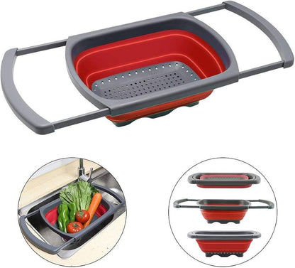 Big Rectangular Expandable Collander with Handles