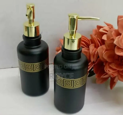 Ceramic Glass 400ml Lotion & Soap Dispenser