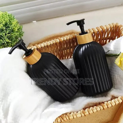 Ceramic Glass 400ml Lotion & Soap Dispenser