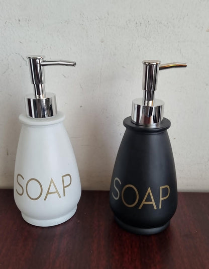 Ceramic Glass 400ml Lotion & Soap Dispenser