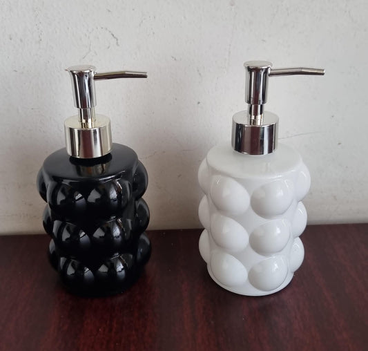 Ceramic Glass 400ml Lotion & Soap Dispenser