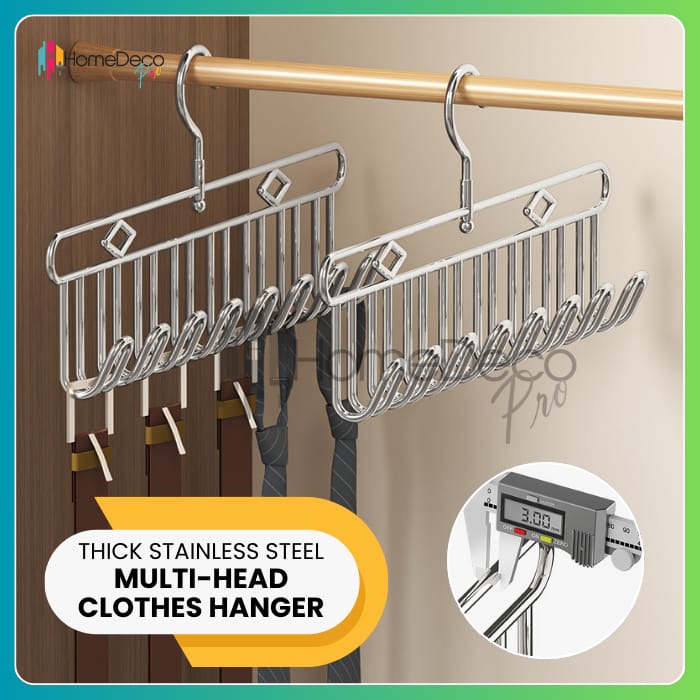 Rotating Stainless Steel 8-Hook Hanger