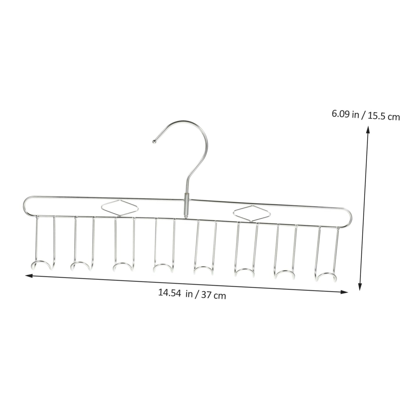Rotating Stainless Steel 8-Hook Hanger