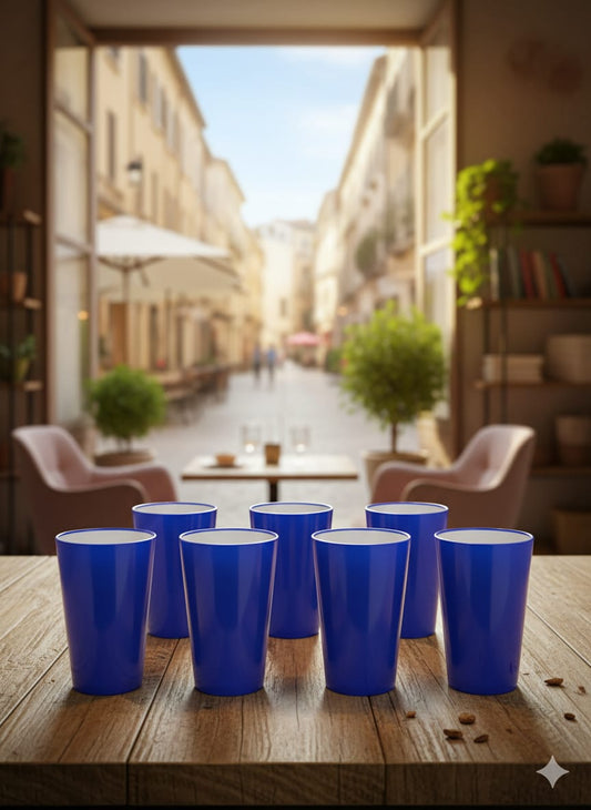Strong Plastic Tumblers – 6-Piece Set