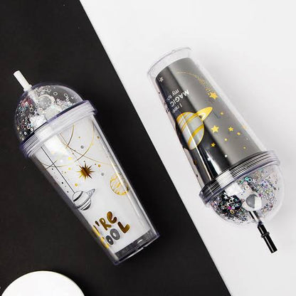 Sparkle Tumblers – Glitter Lid & Space Design