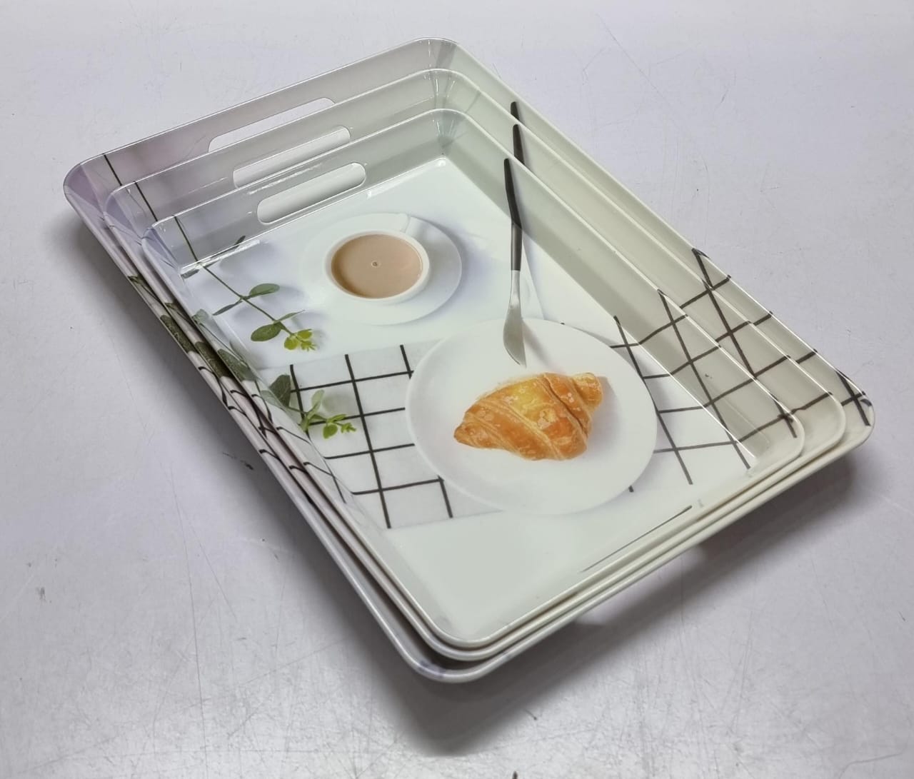 Heavy-Duty Melamine Serving Trays