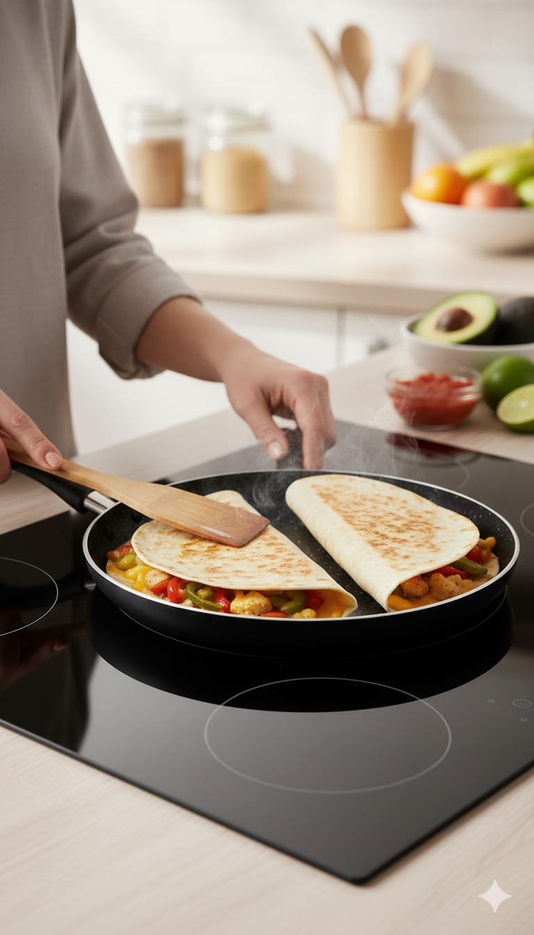 33cm Non-Stick Griddle Frying Pan – Stainless Steel