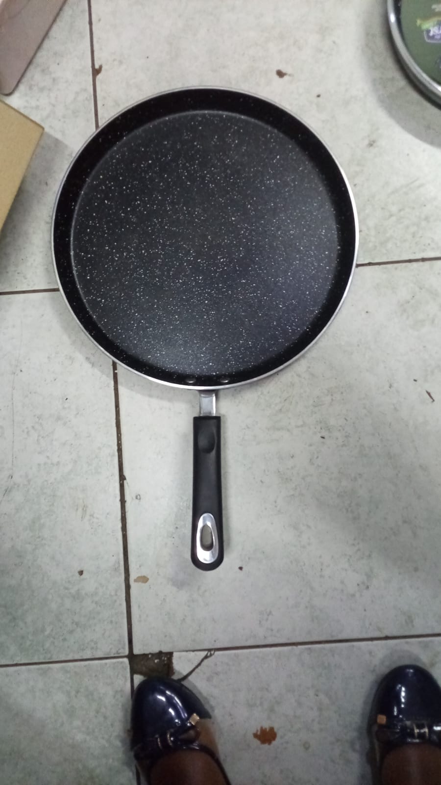 33cm Non-Stick Griddle Frying Pan – Stainless Steel