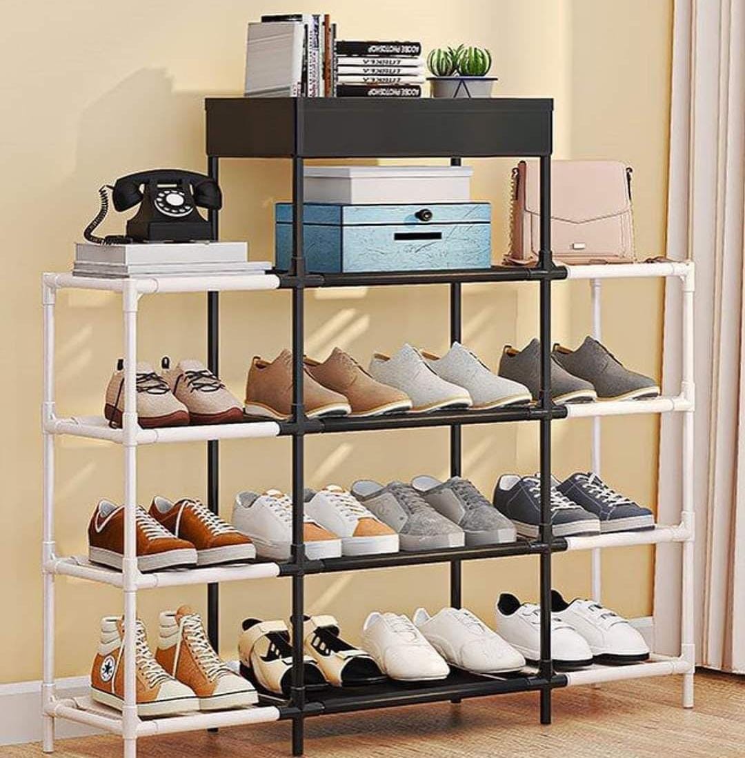 5th Floor Shoe Rack – Modern Multi-Tier Storage Organizer