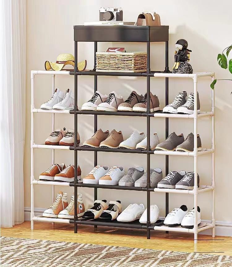 5th Floor Shoe Rack – Modern Multi-Tier Storage Organizer