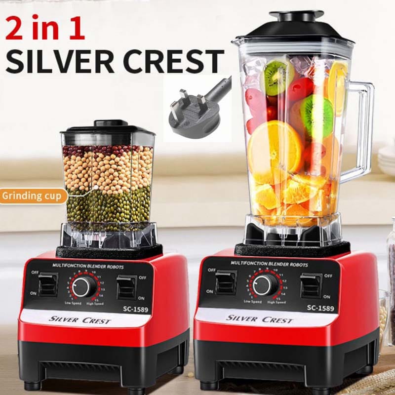 Silvercrest 4500W 2L 2-in-1 Juice Blender & Crusher