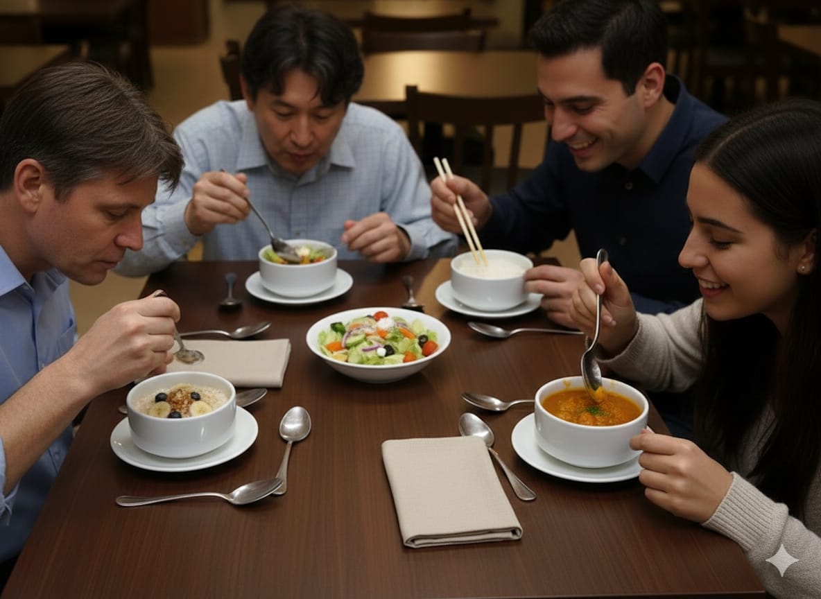 Classic White Ceramic Soup Bowl with Saucer