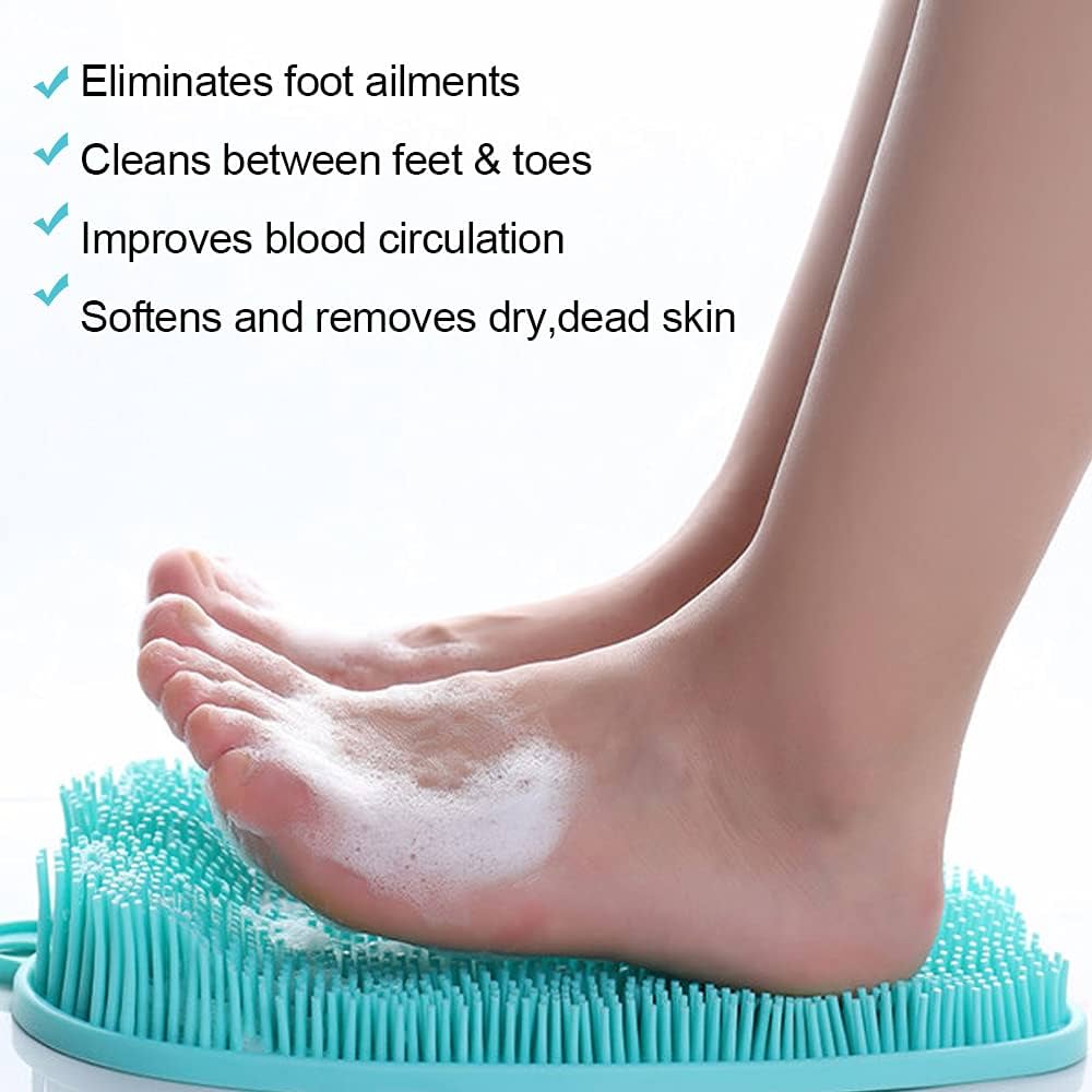 Silicon feet or back scrubber brush