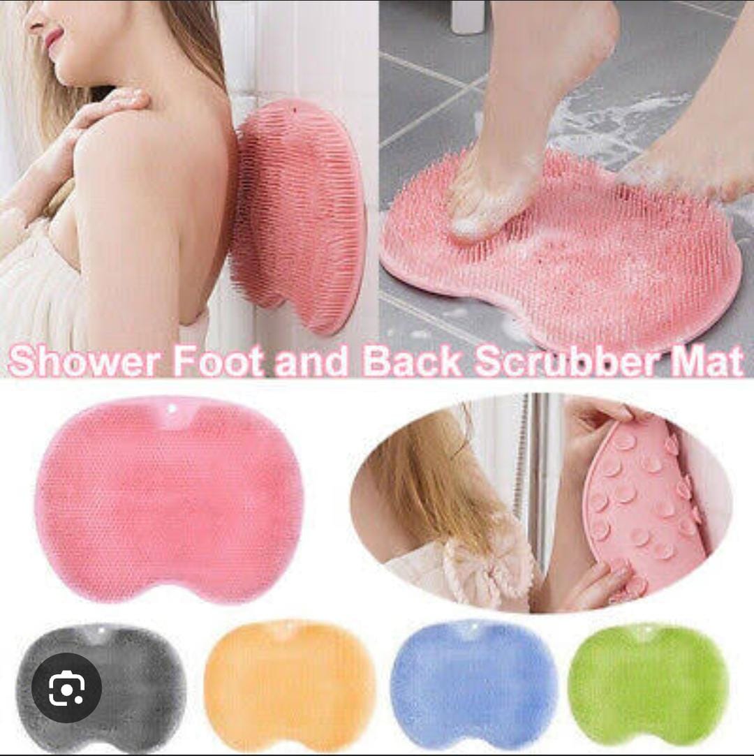 Silicon feet or back scrubber brush