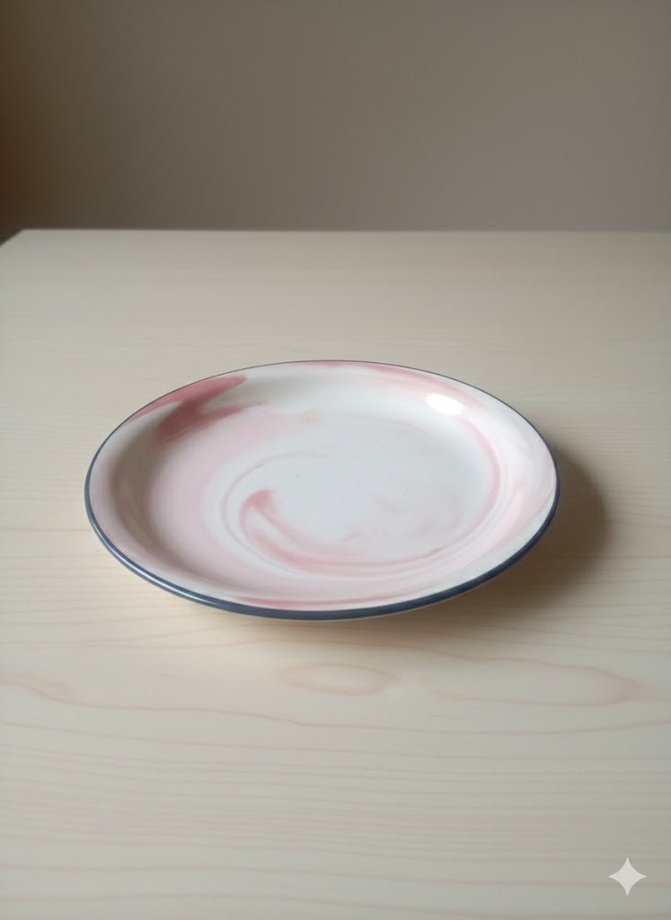 The Floss Ceramic Side Plate – 8 Inch, Pink 6PCs