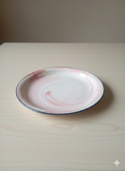 The Floss Ceramic Side Plate – 8 Inch, Pink 6PCs