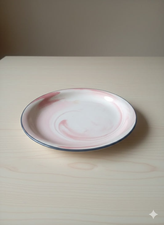 The Floss Ceramic Side Plate – 8 Inch, Pink 6PCs