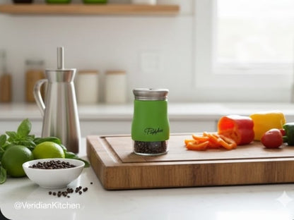 Glass Salt Shaker with Steel Cap
