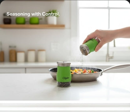 Glass Salt Shaker with Steel Cap
