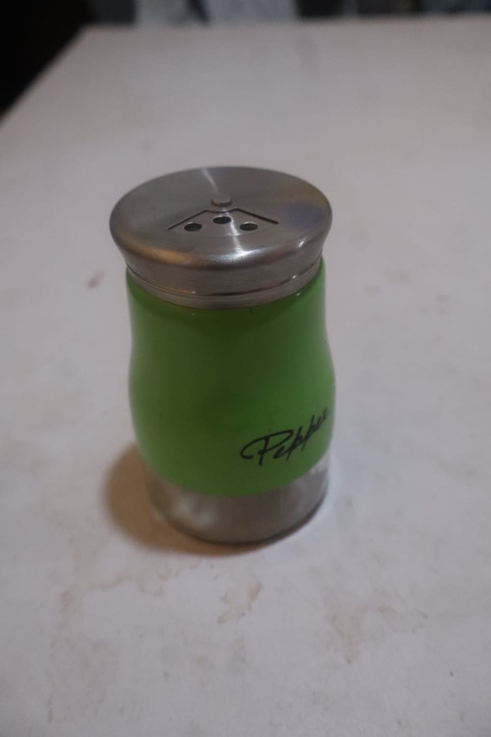 Glass Salt Shaker with Steel Cap