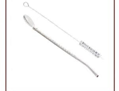 Boyuan Stainless Steel Long Straw Spoon – Gold & Silver Options