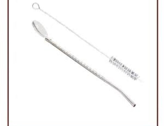 Boyuan Stainless Steel Long Straw Spoon – Gold & Silver Options