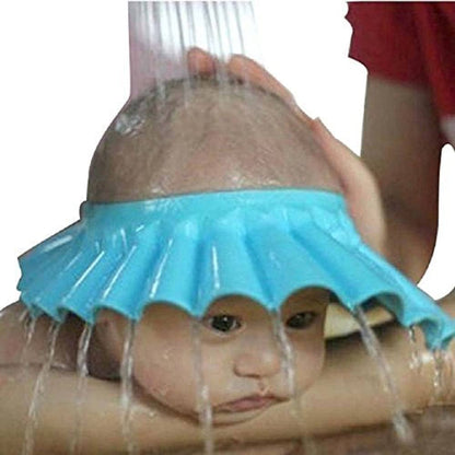 Light baby shampoo cap WITHOUT ear guard