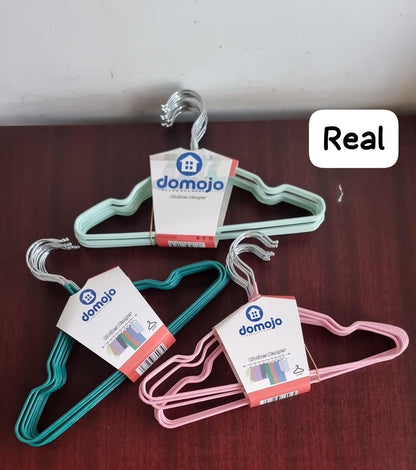 Kids Stainless Steel Coloured Clothes Hangers – 10-Piece Set