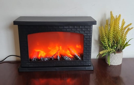 LED Fireplace Decorative Display (30 × 11.5 × 20 cm)
