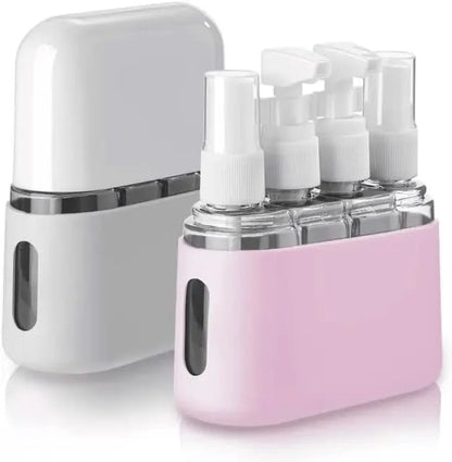4-in-1 50ml Travel Bottle Set with Labels & Funnel