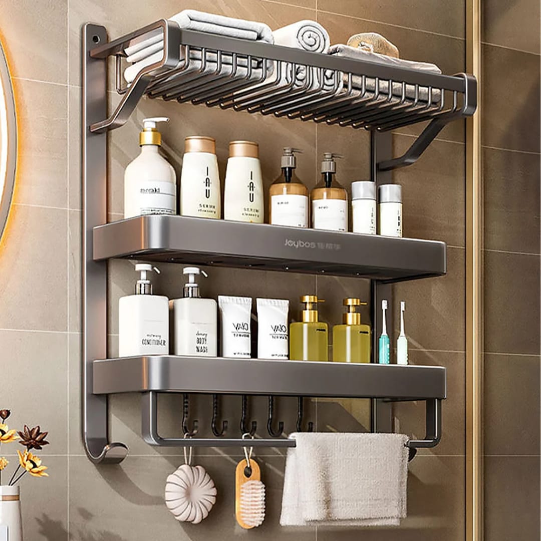 3-Tier Aluminum Bathroom Rack/Organizer