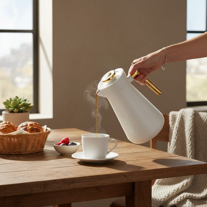 Luxury Push-Button Tea Flask