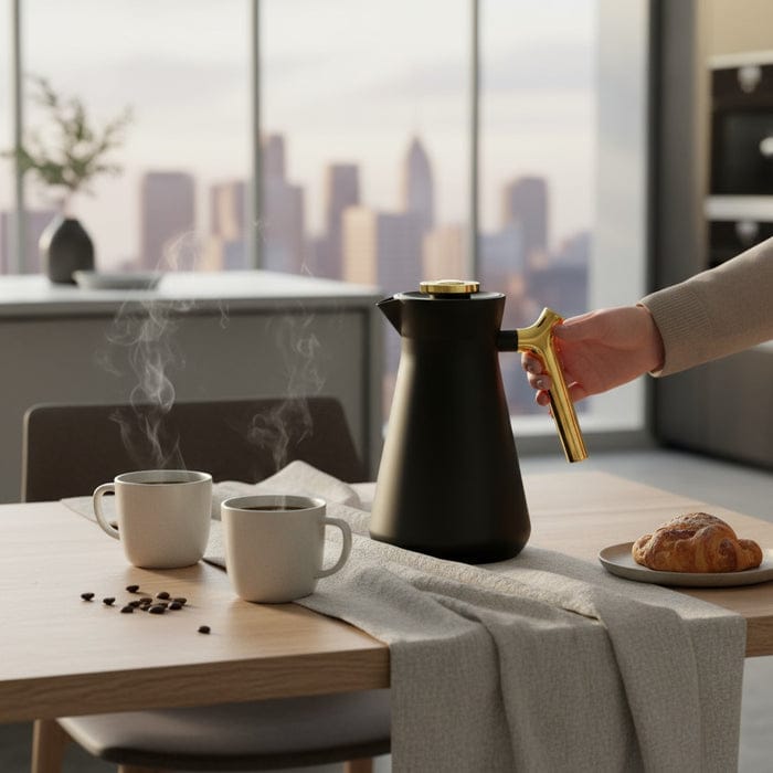 Luxury Push-Button Tea Flask