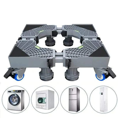 Heavy-Duty Expandable Fridge & Washing Machine Stand Trolley (200 kg)
