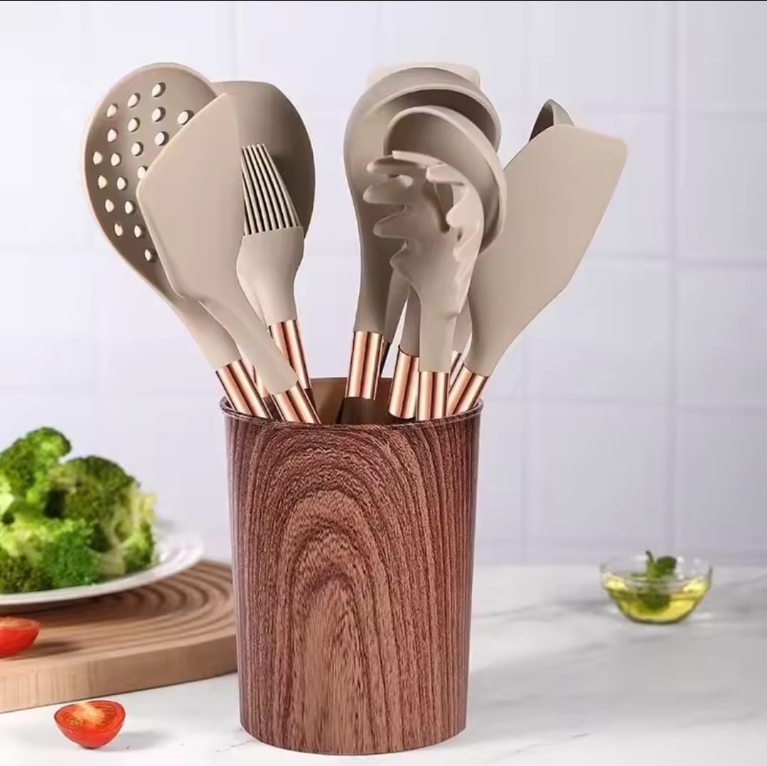 11-Piece Silicone Spoon Set